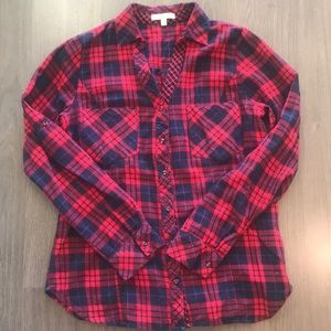 Skies Are Blue Flannel Button Down